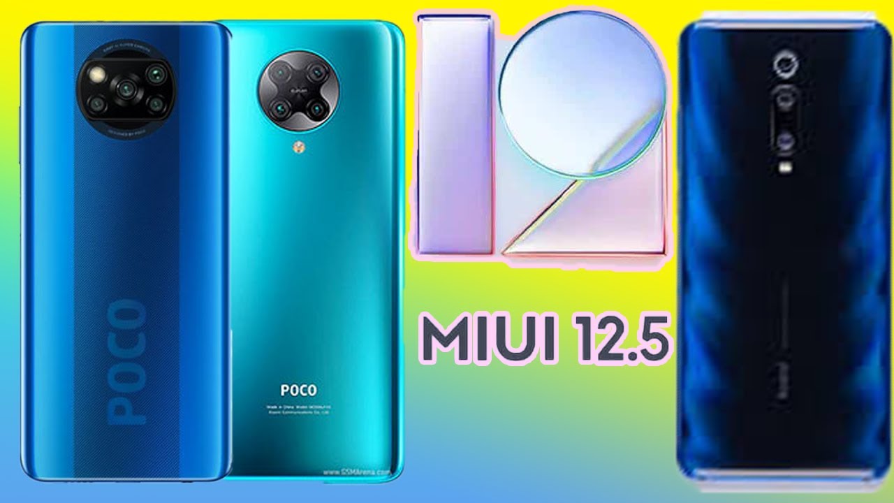 MIUI 12.5 Supported Devices