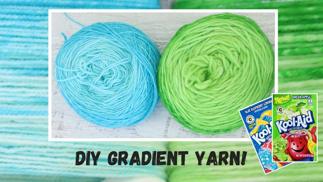 Dyepot Weekly #199 - Cake Dyeing Yarn with KoolAid for an Easy DIY Gradient Yarn!