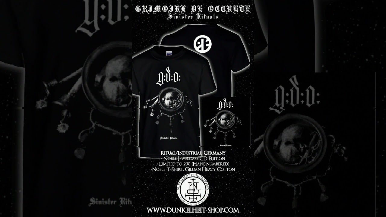 Grimoire De Occulte - Sinister Rituals, Info Reel #industrial #ritual #ambient #germany #humanbones