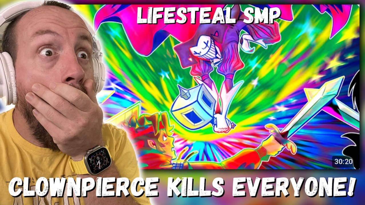 CLOWNPIERCE KILLS EVERYONE!!! ClownPierce Unleashing Lifesteal's Mace (LIFESTEAL SMP REACTION!!!)