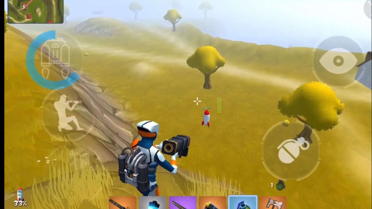Rocket Royale PLAYER KILLS JEFF WHEN FLYING IN ROCKET - Android Gameplay