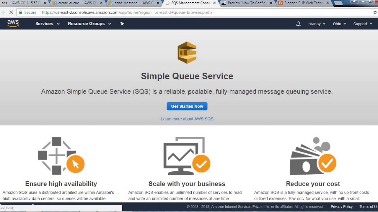 How To Configure SQS Using AWS CLI