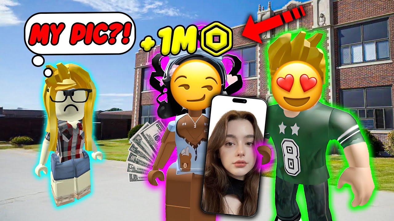 📱 MY LITTLE SISTER CATFISHED ME FOR 1M ROBUX 💔 #roblox #robloxstory
