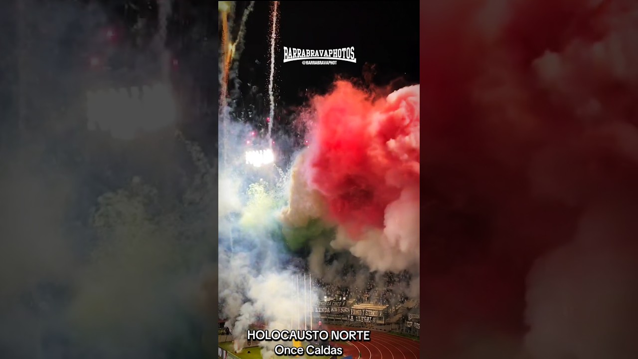 Holocausto Norte [Once Caldas] en el estadio Palogrande vs Once Caldas.11/07/25