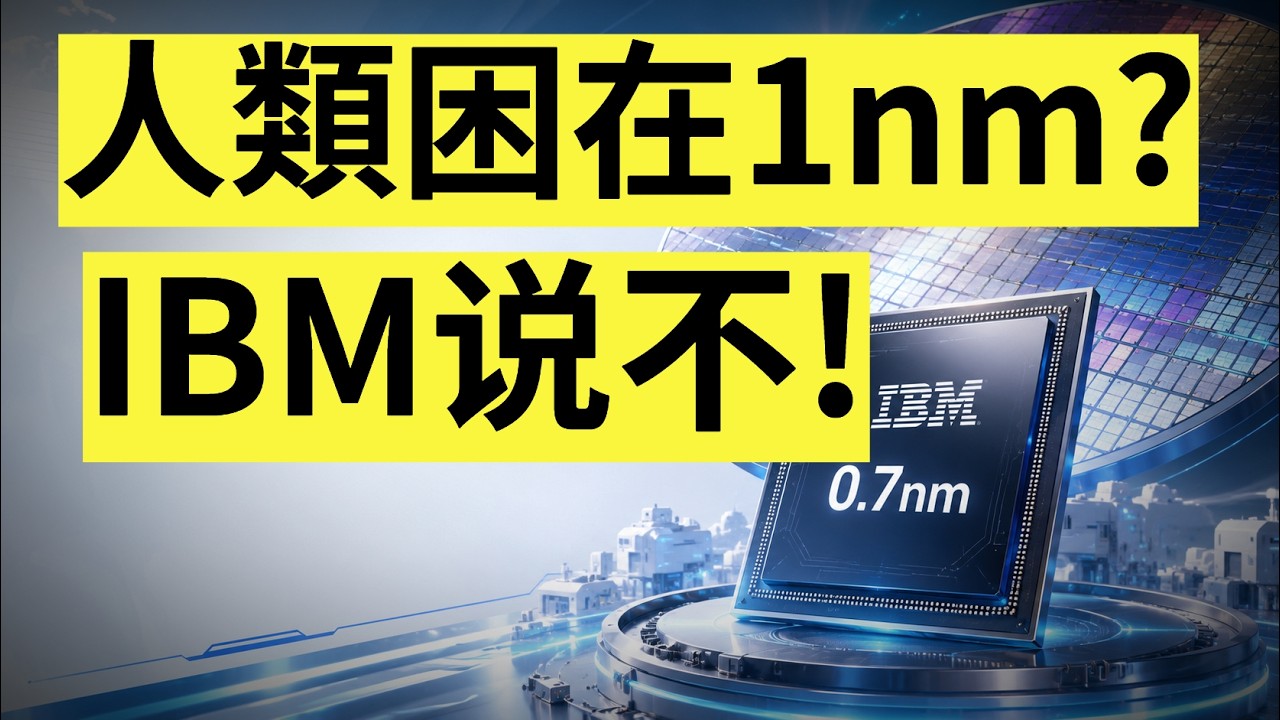 人类被困在1nm？IBM发布0.7nm芯片，真突破还是噱头？