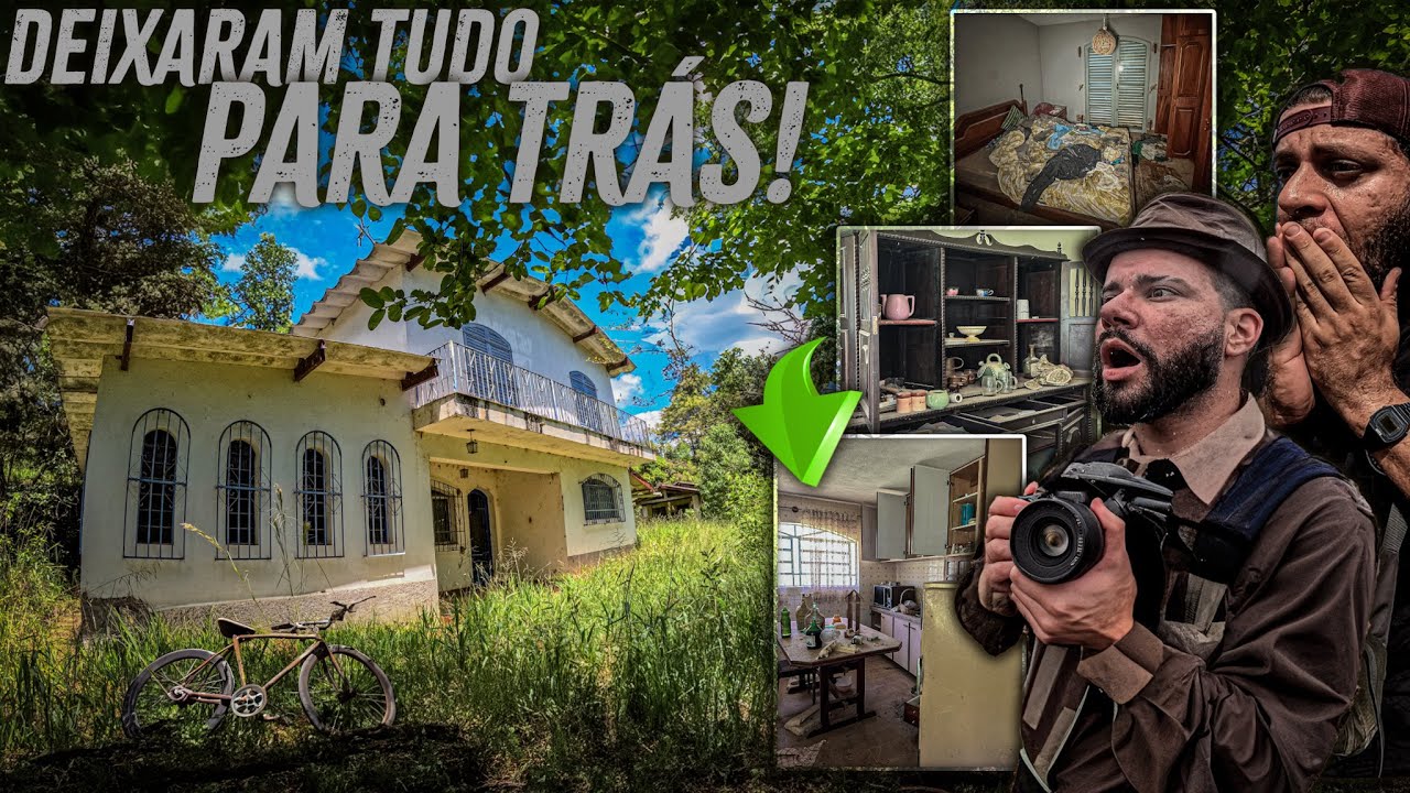 MANS&Atilde;O DE MILION&Aacute;RIO ABANDONADA NA FLORESTA. A MORTE MISTERIOSA E UMA CASA INTACTA H&Aacute; ANOS ESQUECIDA