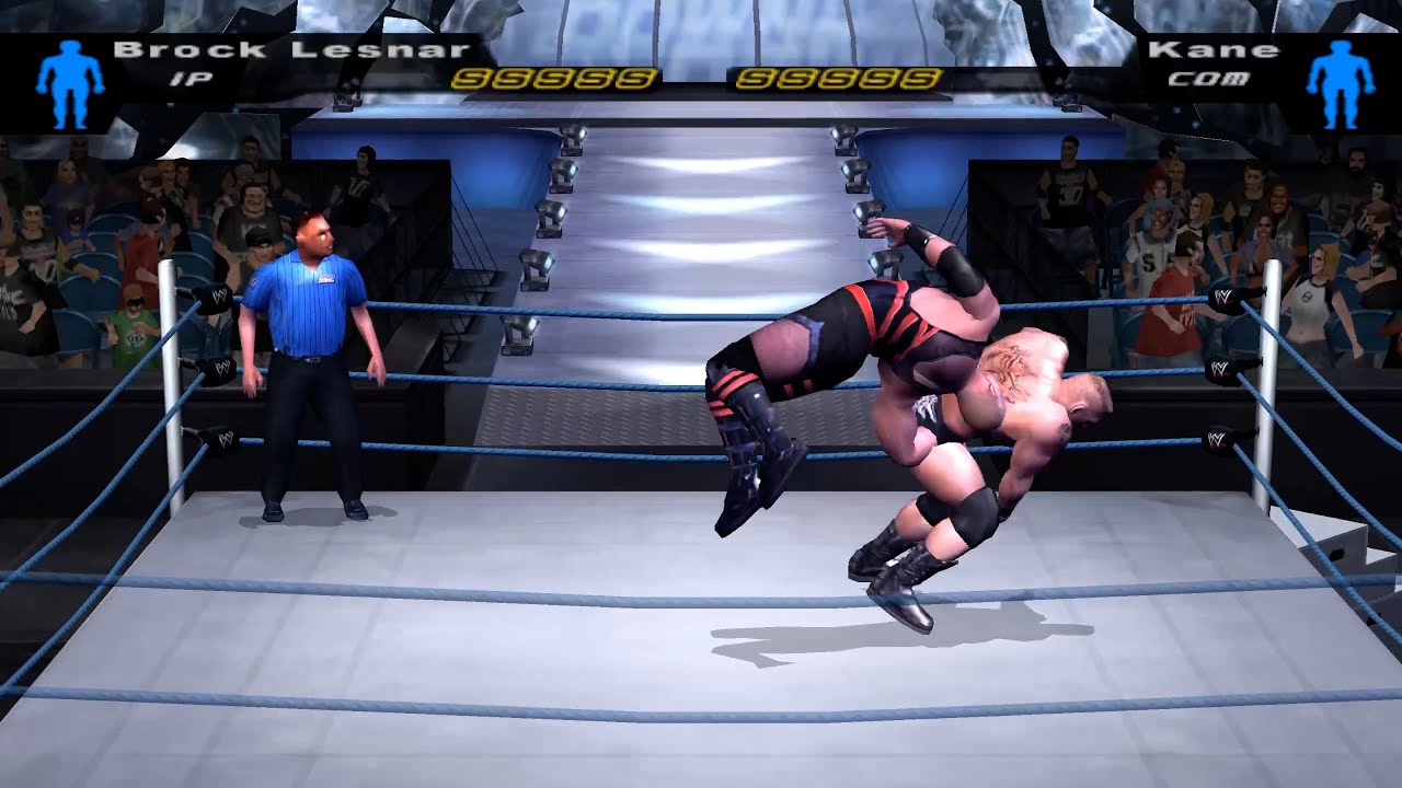 WWE SmackDown! Here Comes the Pain | Brock Lesnar vs. Kane Full Match | Playstation 2!