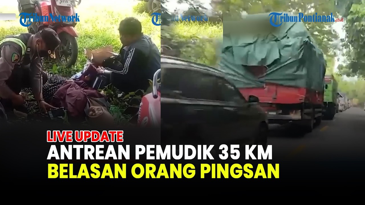 🔴ANTREAN PEMUDIK DI GILIMANUK TEMBUS 35 KM! BELASAN ORANG PINGSAN MENUNGGU KAPAL