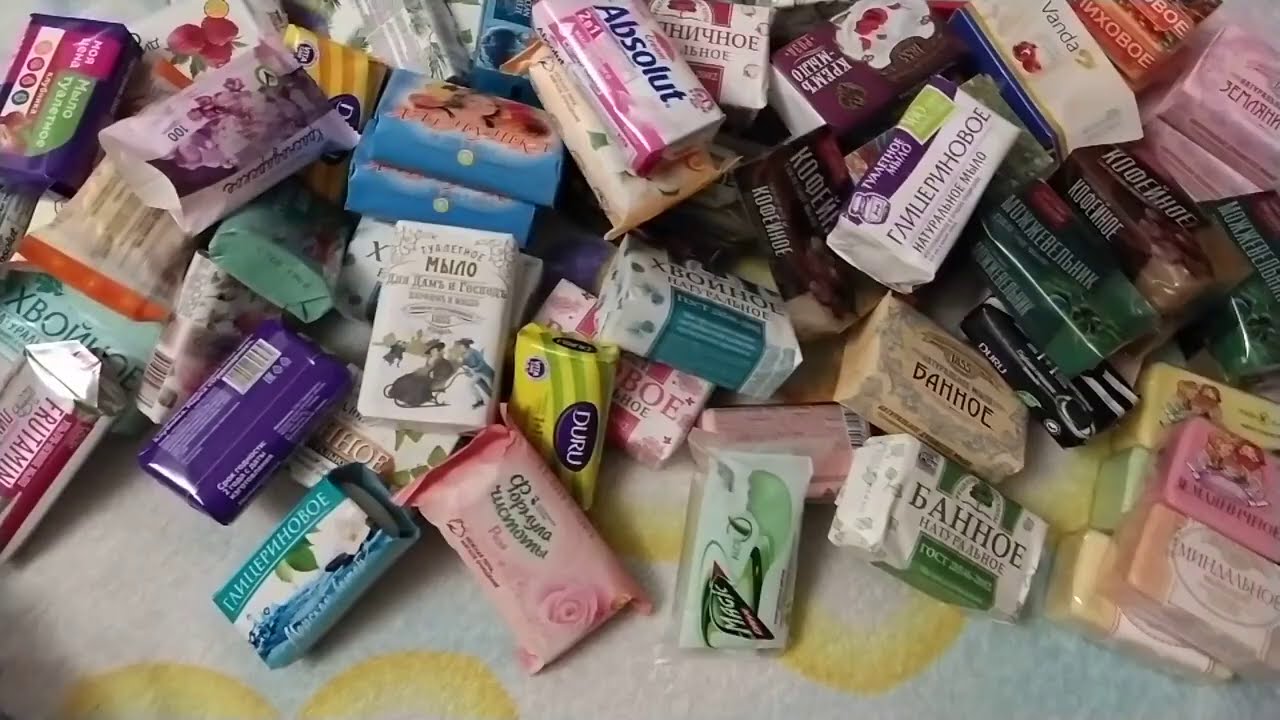 Разбираем мои глобальные запасы мыла!!!