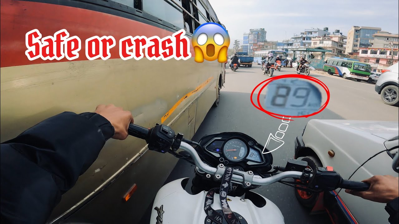 Thulo kal le bachiyo😞//hyper ride🚀#vlog #ns200 