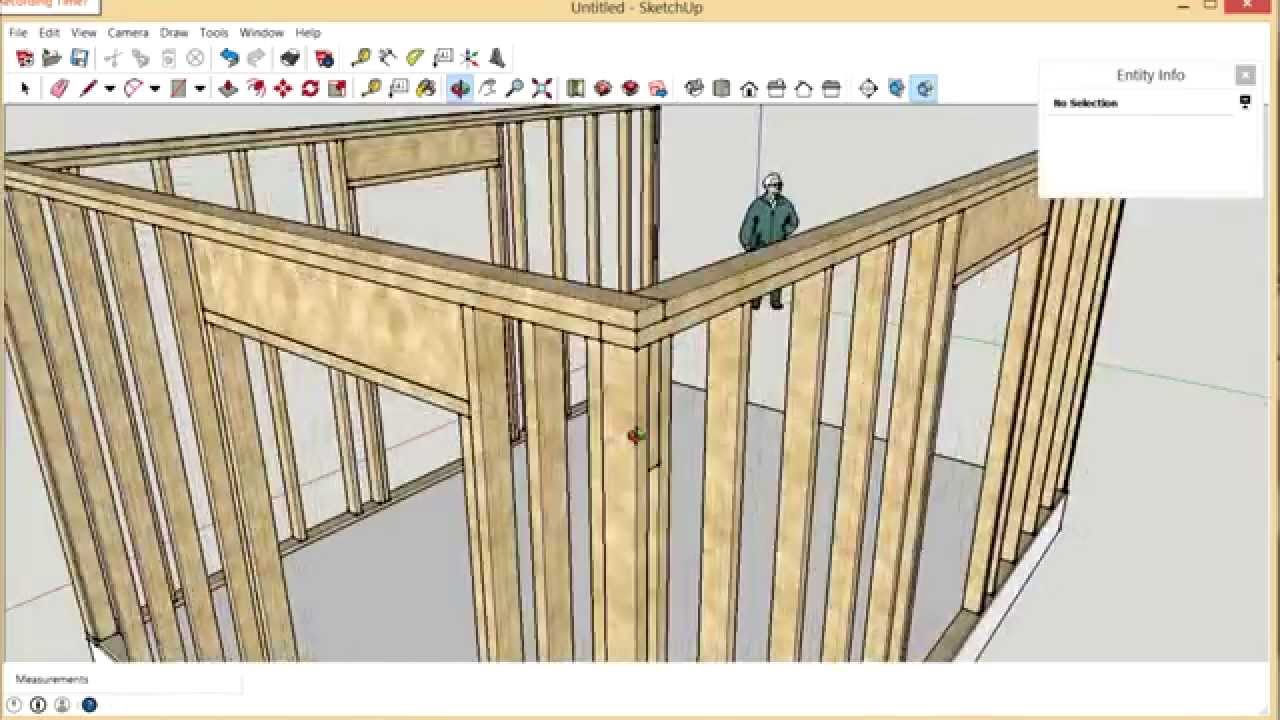 Обрамление углов наружных стен — запрошенное видео SketchUp