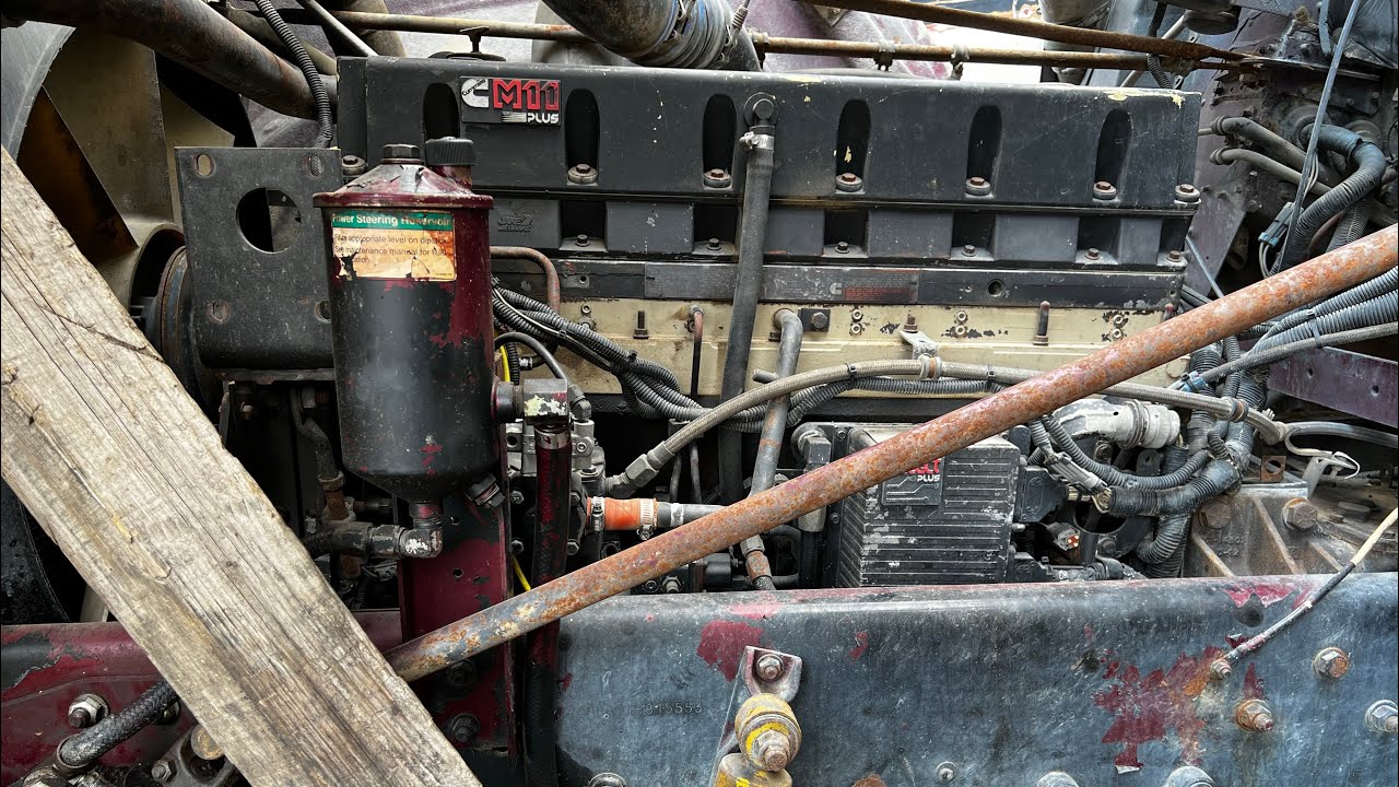 Motor Cummins M11 Plus 370hp montado en corte Freightliner Classic