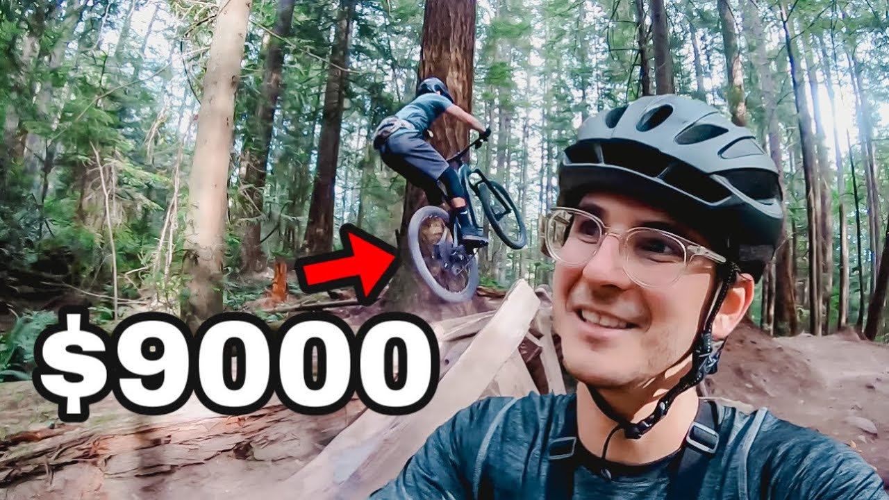MEU PRIMEIRO DOWNHILL EM VANCOUVER/CANADA - ALUGUEI UMA BIKE DE 9 MIL DÓLARES!