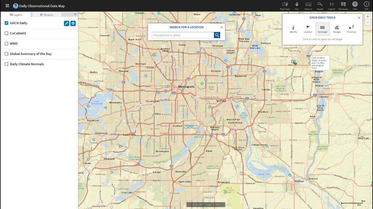 Obtain Climate Data from Climate Data Online - NOAA
