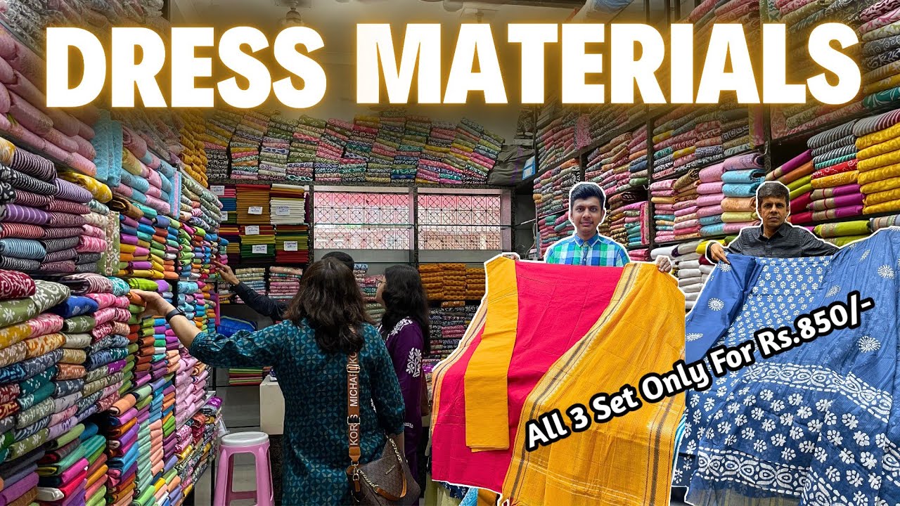 दादर मार्केट मुंबई- DADAR HINDMATA MARKET |Handloom Dresses |Hakoba Dress| Cheapest Market in Mumbai