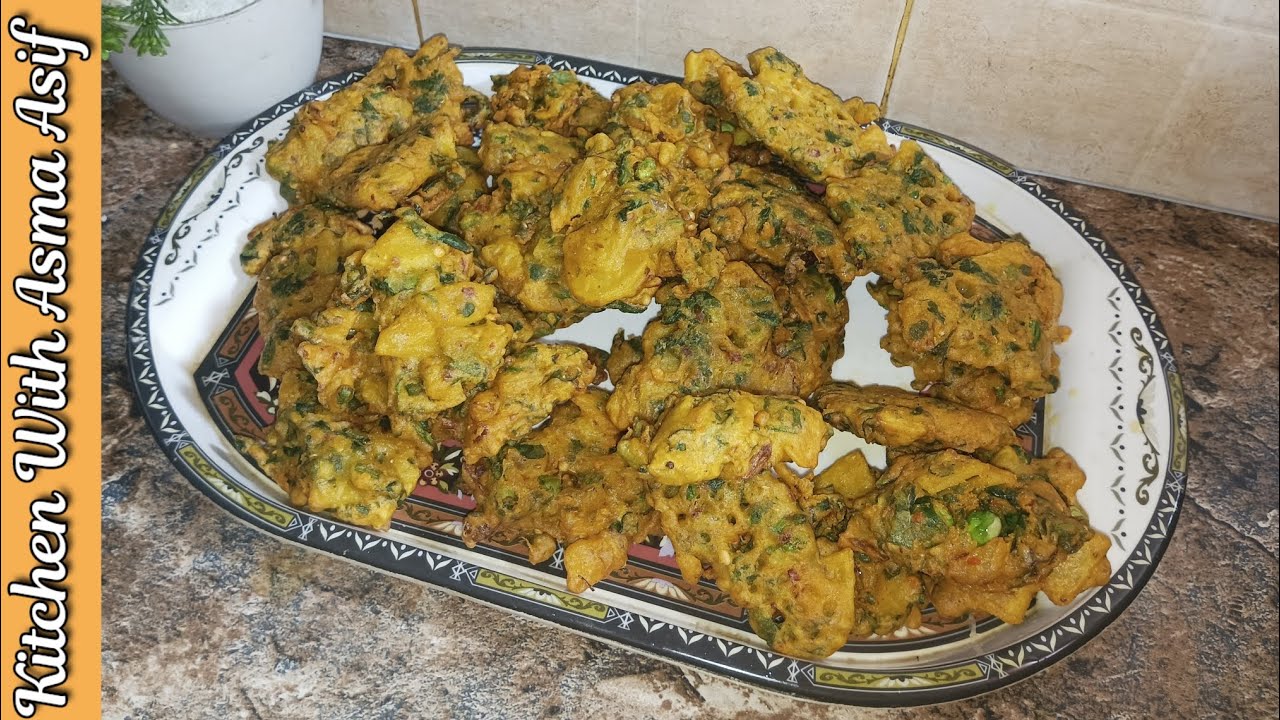 Pakora recipe by asma -Ramzan special aloo palak pakora recipe #pakorarecipe #ramzanspecial #viral 