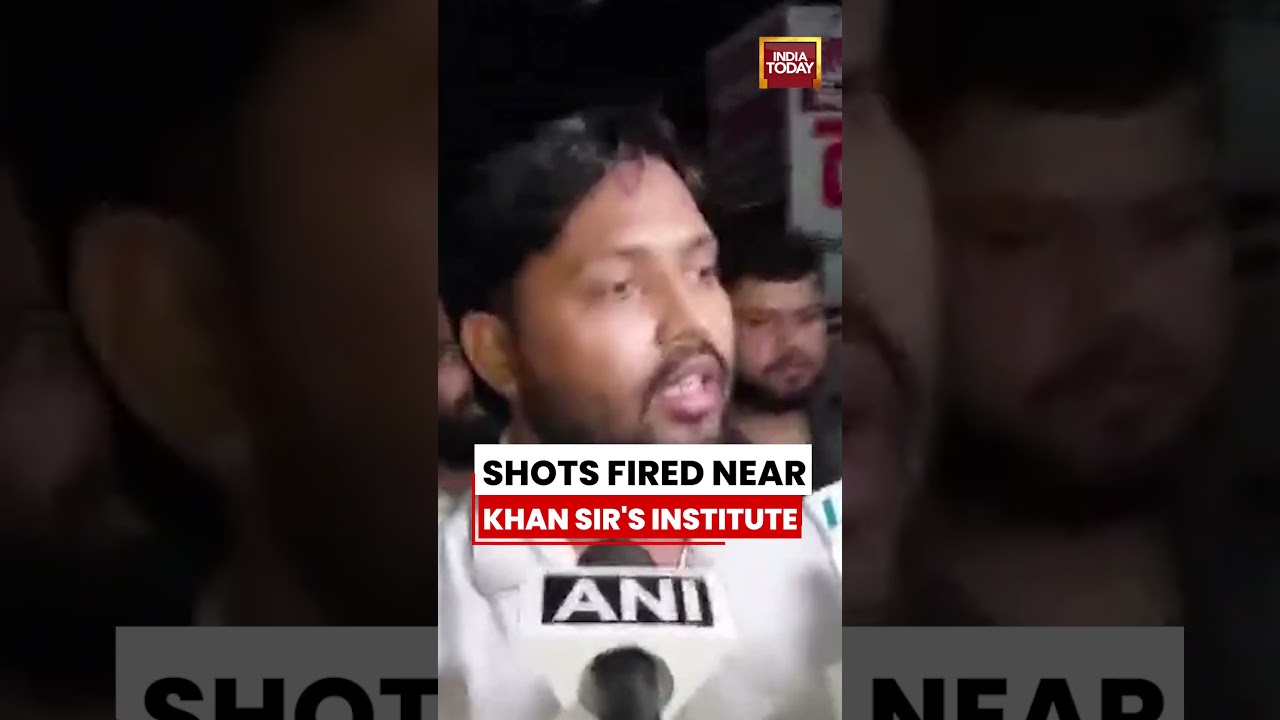 BREAKING: Shots Fired Outside Khan Sir's Institute, Guard Hospitalized #patna #khansir #gunshot