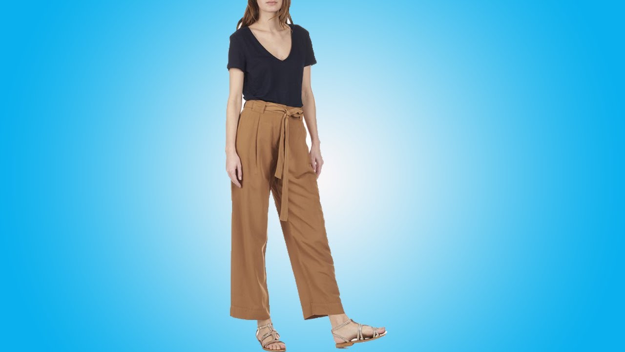 طريقة تفصيل و خياطة البنطلون الواسع