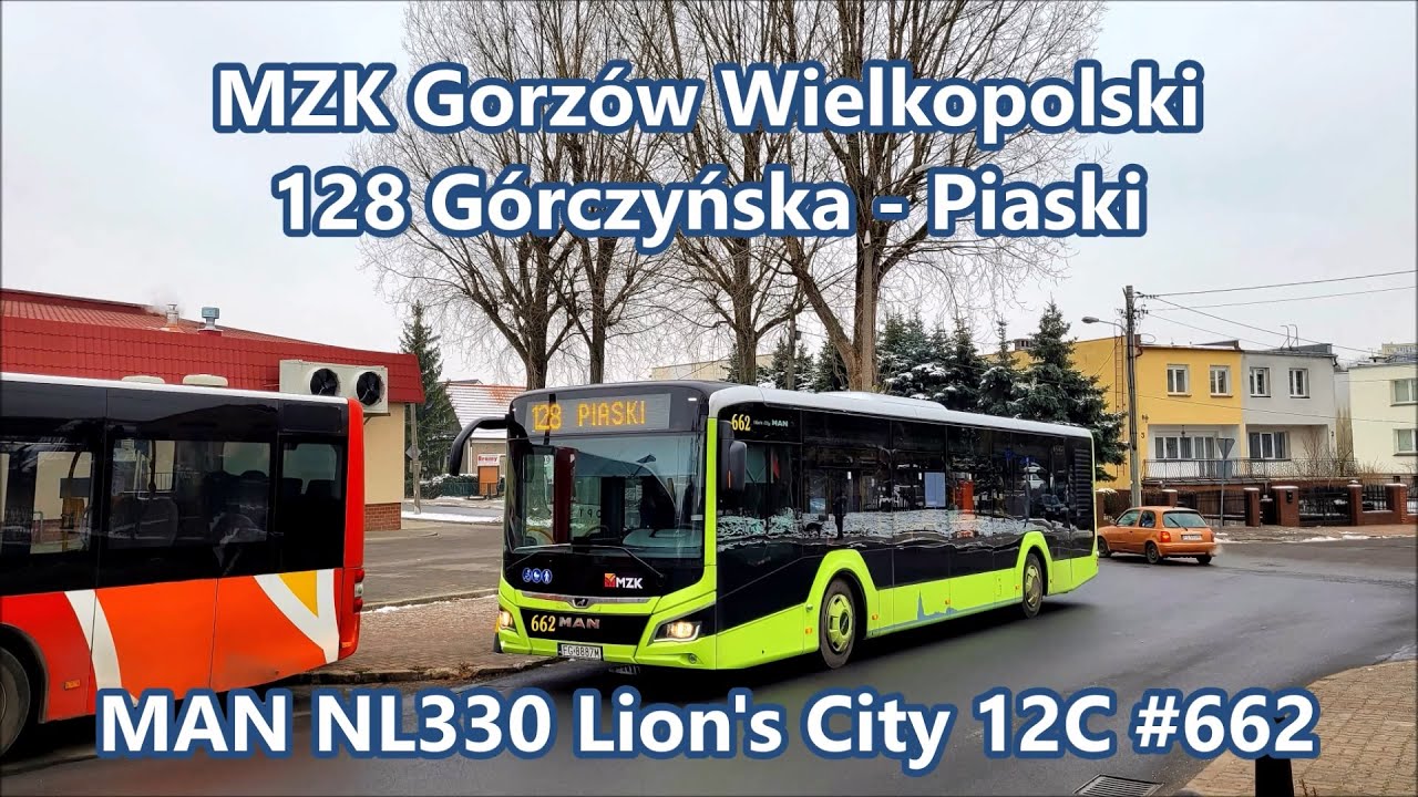 MZK Gorzów Wlkp. - linia 128, MAN NL330 Lion's City 12C #662