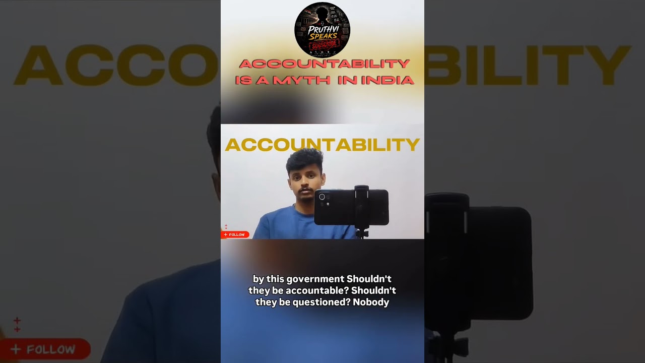 Accountability is a Myth in India 🇮🇳🇮🇳 #india #politics #curruption #bjp #congress #congressparty
