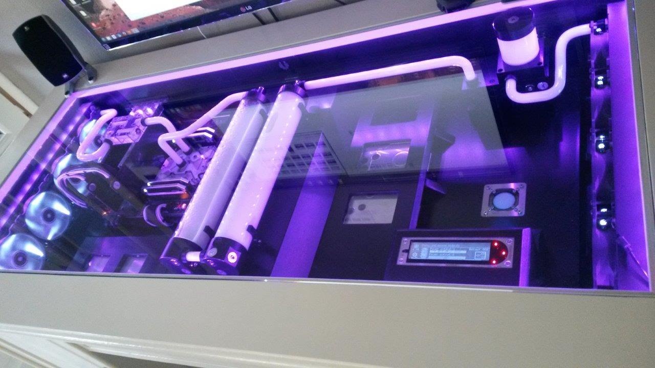 Rampage Black Desk Build Log asus ekwb