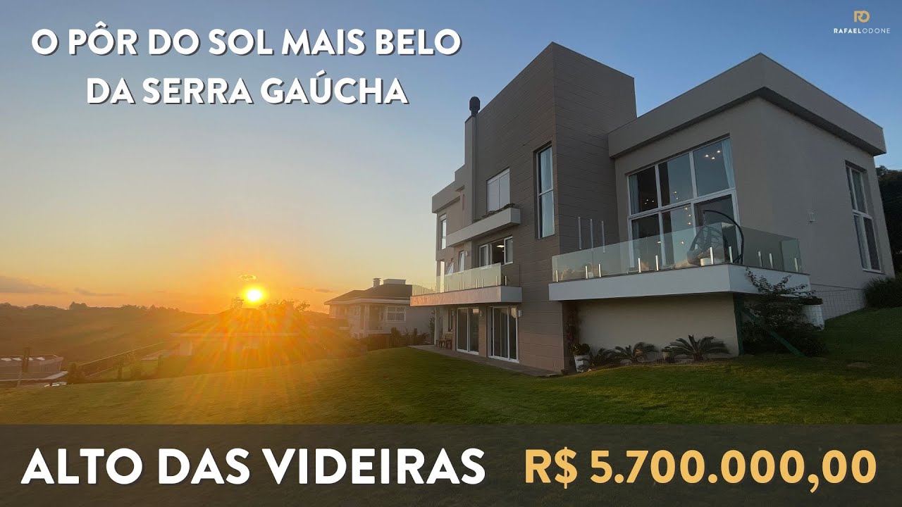 Rafael Odone / Broker - O mais belo pôr do sol da Serra Gaúcha - Casa 5 suítes no Vale dos Vinhedos