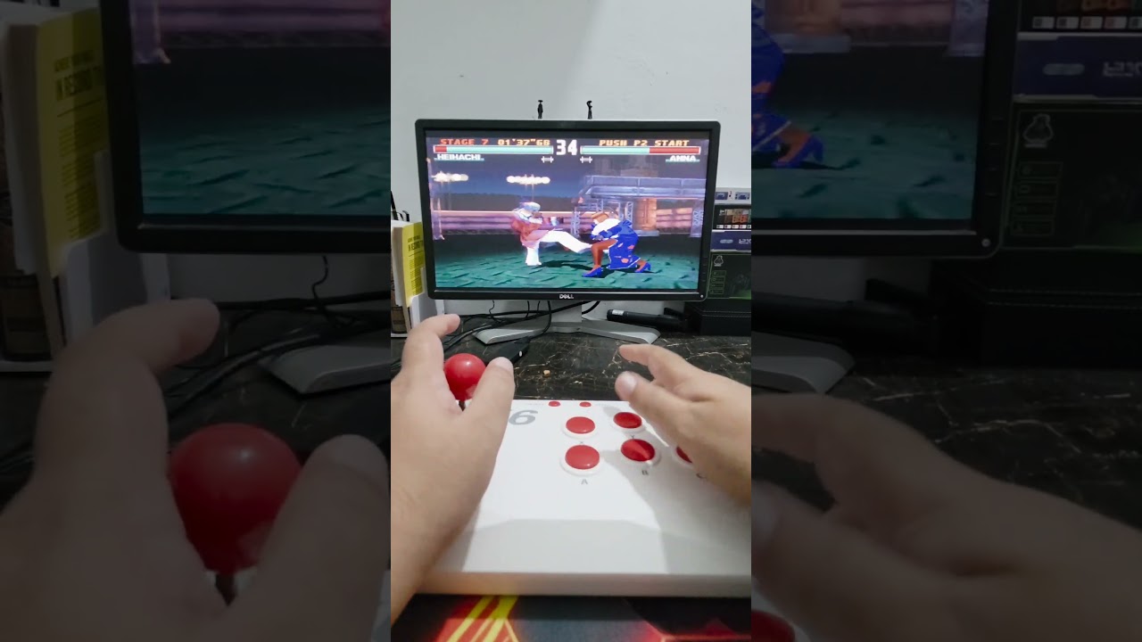Tekken 3 - X6 Gaming Stick/Console Heihachi Mishima Gameplay