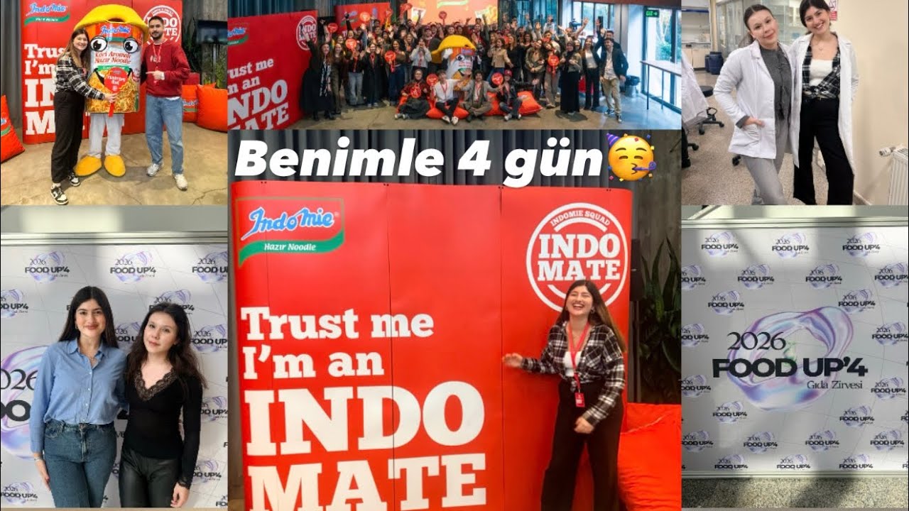 İTÜ Gıda Zirvesi | Indomie Buluşma Etkinliği | Lab, Dersler ve Yeditepe✨| Benimle 4 Gün✨