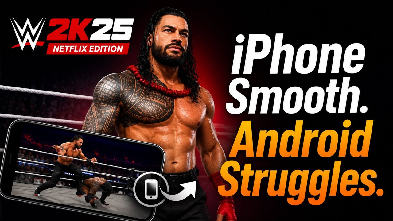 WWE 2K25 Netflix Edition Review &ndash; Smooth on iPhone, Rough on Android!