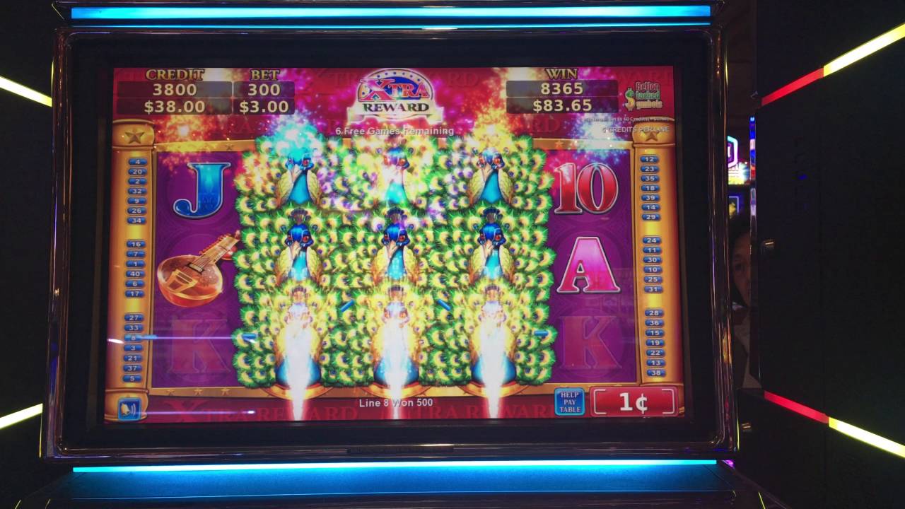 Adorned Peacock Slot 24 Free Games Big Win on Max Bet