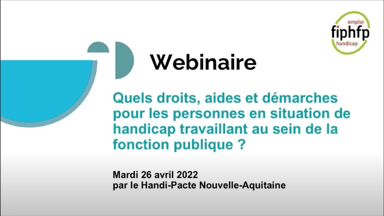 [ADMINISTRATIF] Droits, aides et démarches pour les personnes handicapés dans la Fonction publique