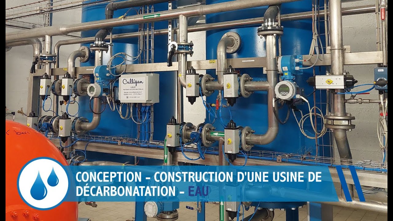 SADE - Conception, construction d'une usine de décarbonatation pour le SIERB