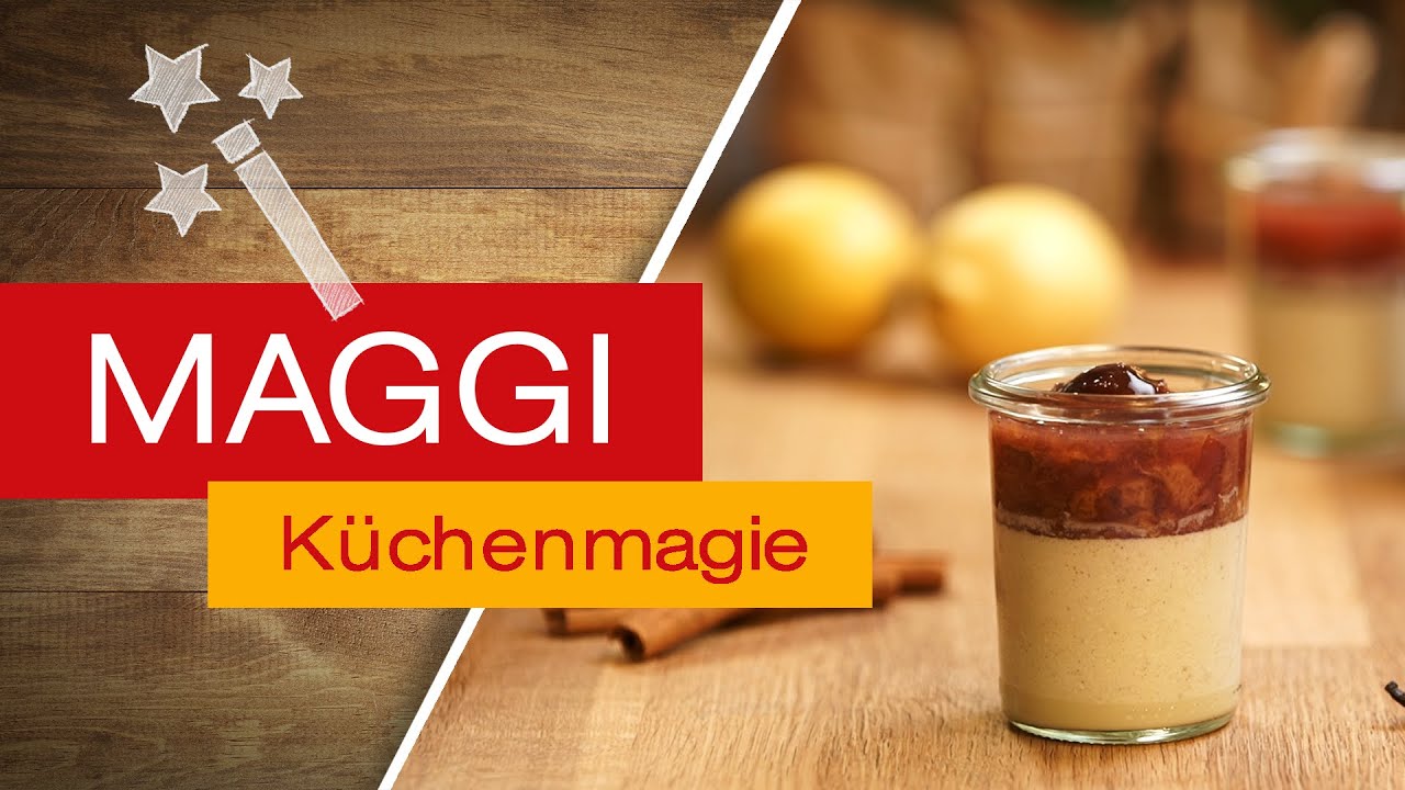 Zimtparfait mit Rotweinpflaumen | MAGGI Küchenmagie