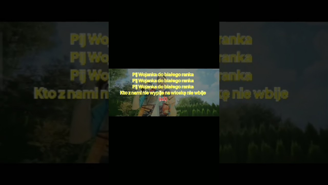 Pij Wojanka (Tekst)🍺