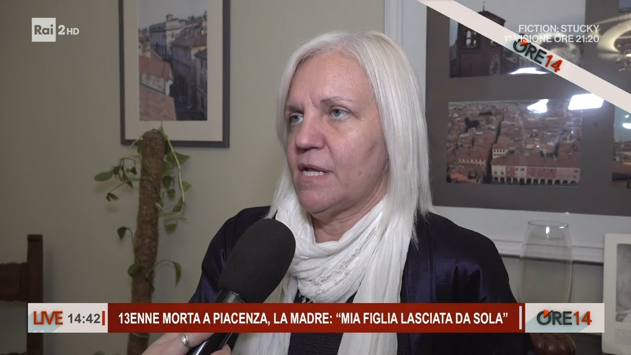 13enne morta a Piacenza, la madre 
