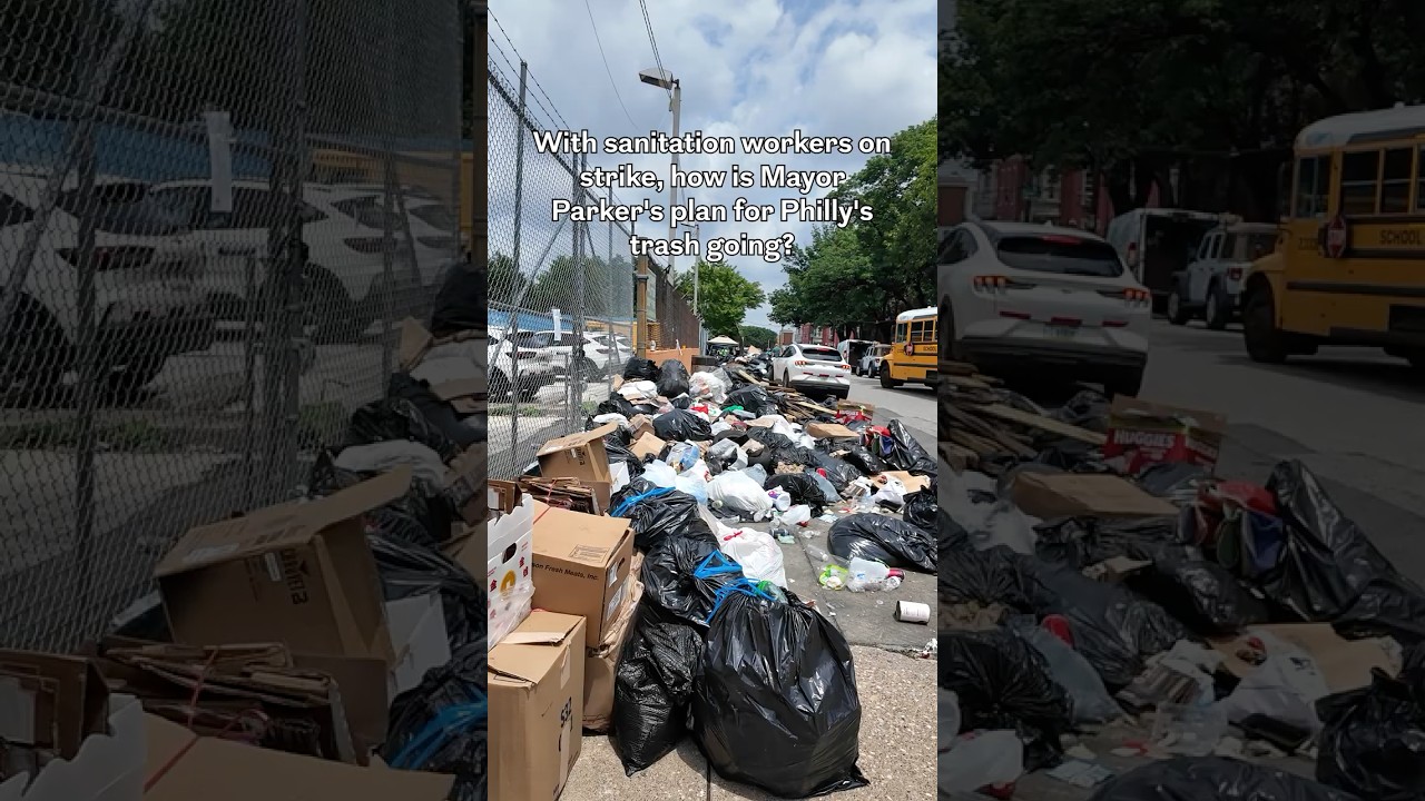 How is Philadelphia Mayor Cherelle Parker's plan for trash going so far?