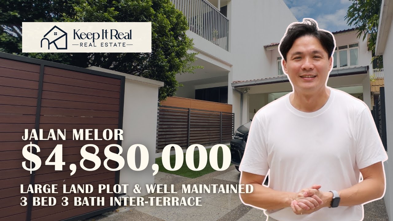 Rare Investors Large FREEHOLD Inter-Terrace @Jalan Melor | $4,880,000