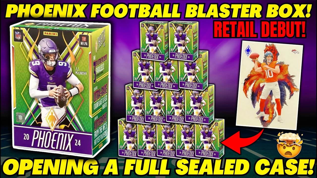 *OPENING A CASE OF 2024 PHOENIX FOOTBALL BLASTER BOXES!🏈 ARE THESE WORTH THE HYPE?🤔