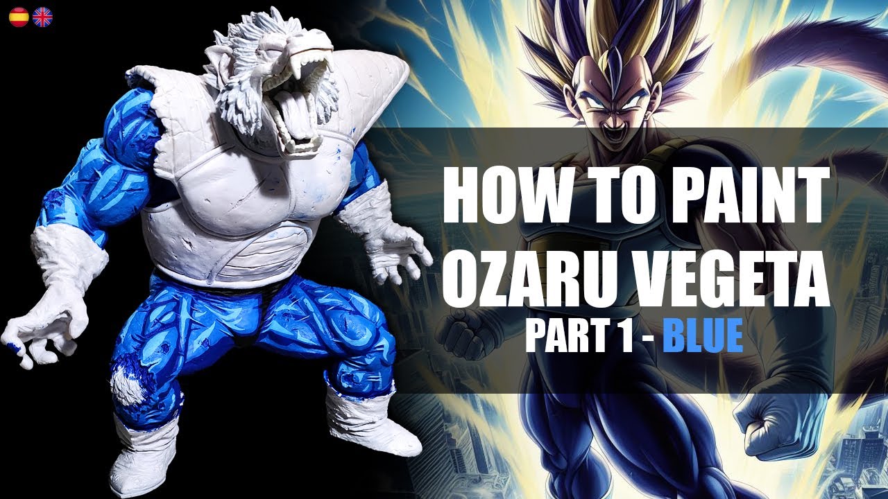 🎨🖌How to paint cel shading anime style / Como pintar cel shading estilo anime - Vegeta Ozaru Parte 1