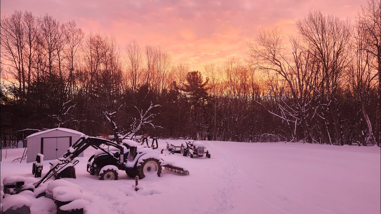Winter time on the farm