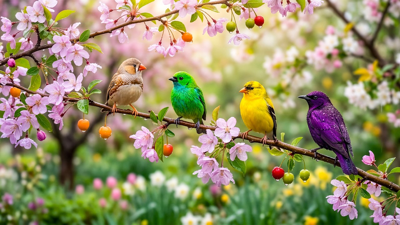 Gentle Music with Birdsong - Relaxing Piano & Nature Sounds, Beat Anxiety