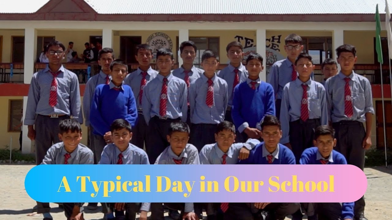 A Day at Government High School Baroo, Kargil