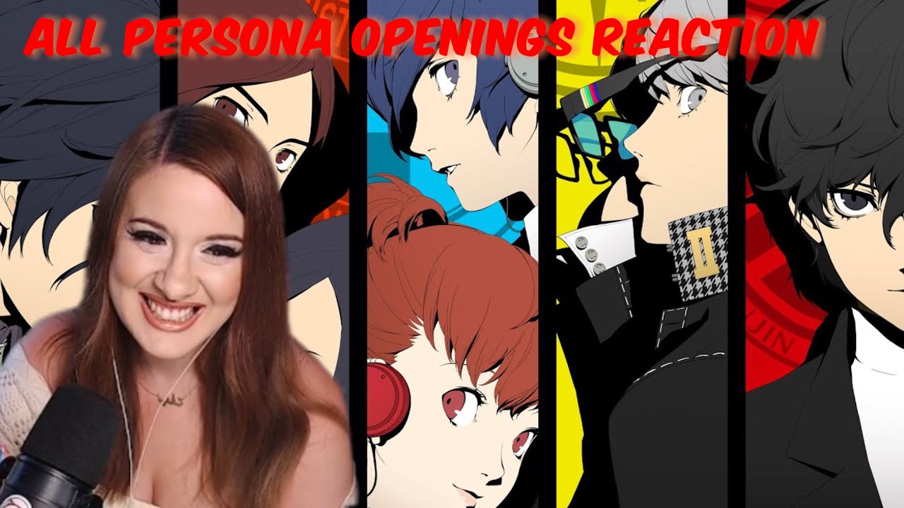 WHAT IS PERSONA?! First time reaction to all persona openings!