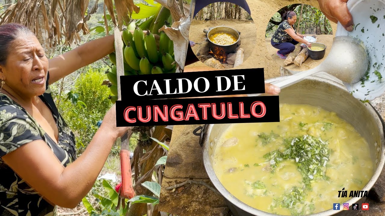 Caldo o sancocho de CUNGATULLO de Chancho con la Tía Anita