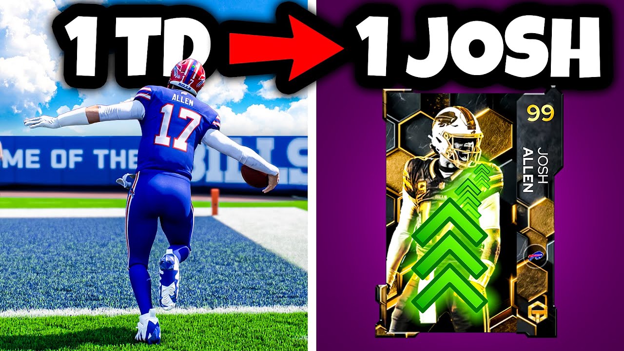 Josh Allen, But 1 TD = 1 Upgrade