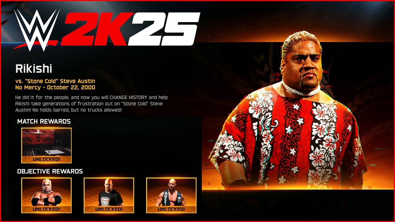 WWE 2K25 Showcase Rikishi vs Stone Cold Steve Austin (The Bloodline Dynasty)