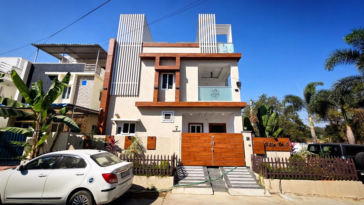 Inside a Stunning 5 BHK Corner Triplex Villa in Hyderabad! 😍 Fully Furnished & Move-in Ready
