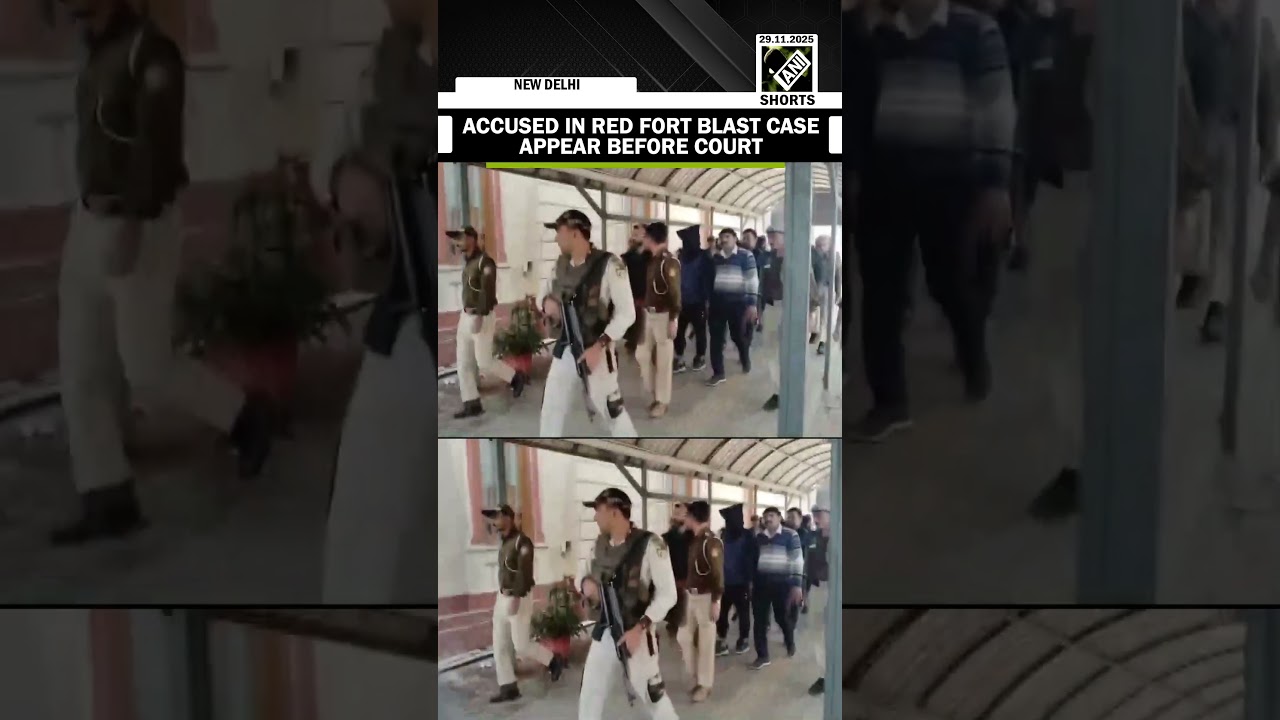 Accused in Delhi blast case appear before Patiala House Court after completing NIA custody