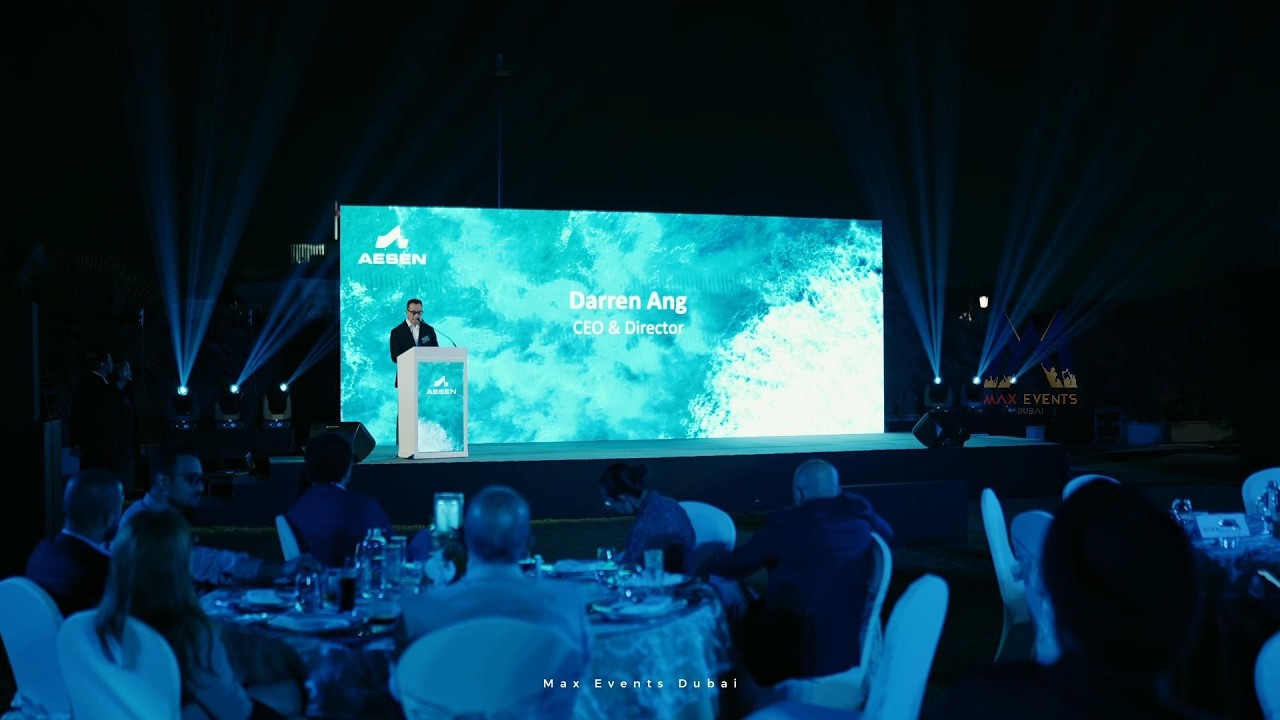 Aesen  Group Gala Dinner   Ritz Carlton Abu Dhabi x Max Events Dubai