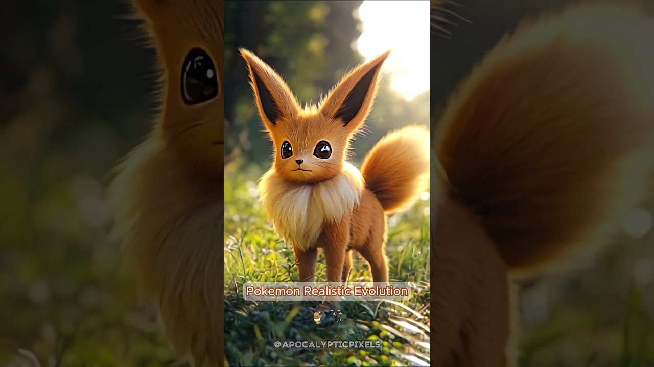 Realistic Pokemon EEVEE Evolution - Part 4 